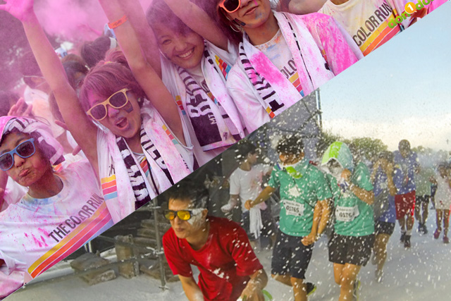 進擊的太白粉 PK 台新金控The Color Run