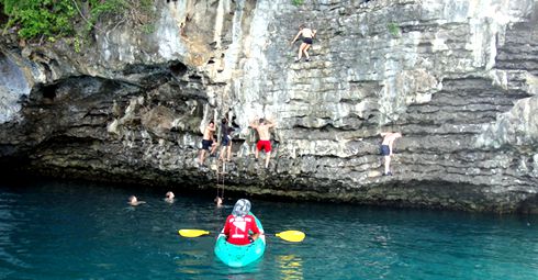 喀比攀岩小旅行──深水抱石