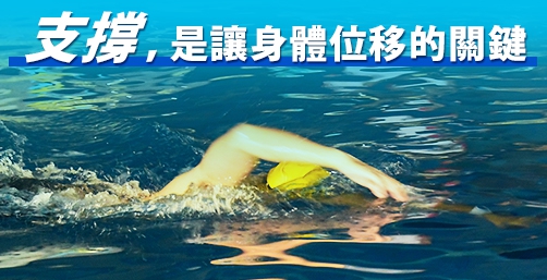 支撐,是讓身體位移的關鍵