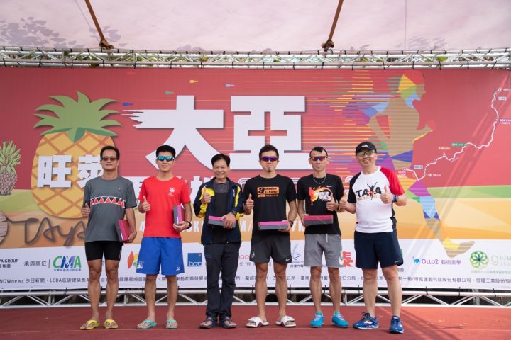 42K大亞旺萊組男子組前五名。