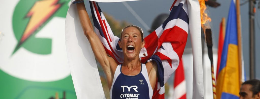 2009年Chrissie Wellington贏得第三座IRONMAN世界錦標賽冠軍。圖片來源。