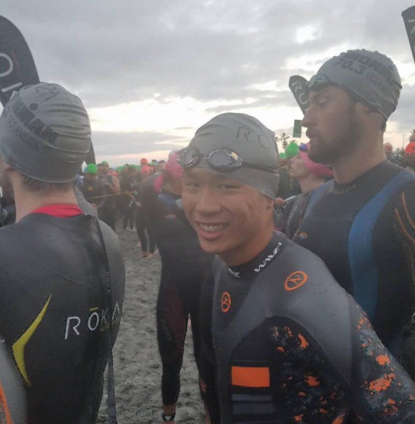 蕭昱參加 IRONMAN 70.3 St.Geroge Utah北美錦標賽,最終就以4小時02分23秒的成績奪下職業男子組第12名。