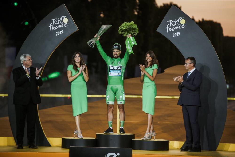 Peter Sagan 拿下 2019 環法賽綠衫(圖片來源:Tour de France Official Website)