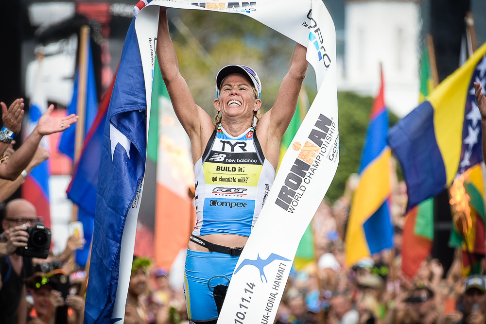 澳洲鐵人三項選手 Mirinda Carfrae,是 2010、2013、2014 IRONMAN 世錦賽冠軍得主。圖片來源。
