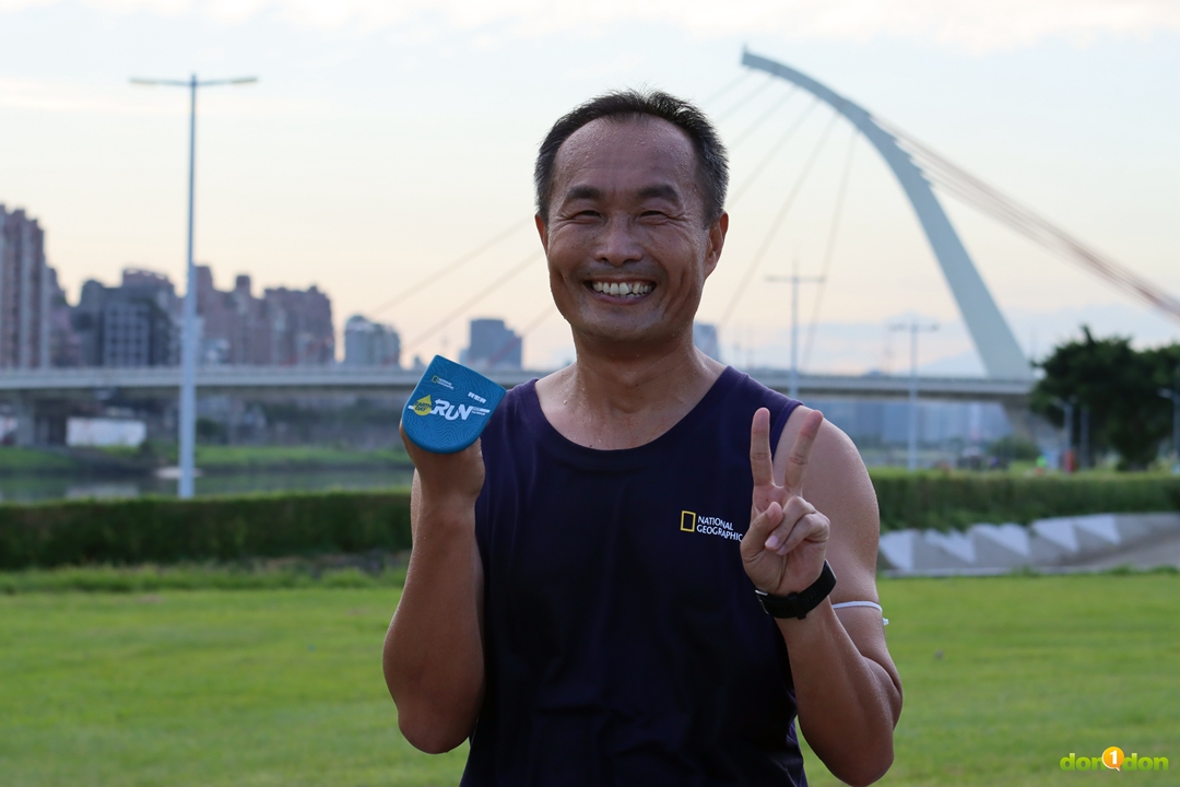 台北市體育局局長 李再立也參與此場別具意義的路跑賽。