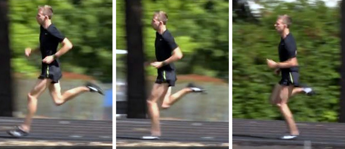 美國 10000 公尺紀錄(26 分 44 秒 36)保持人 Galen Rupp 的跑姿