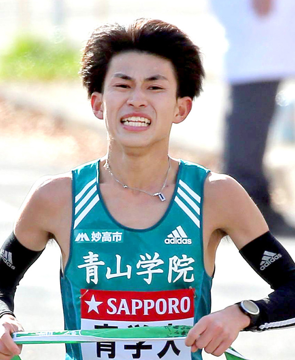 青學大第九區代表飯田桂貴之。圖片來源。