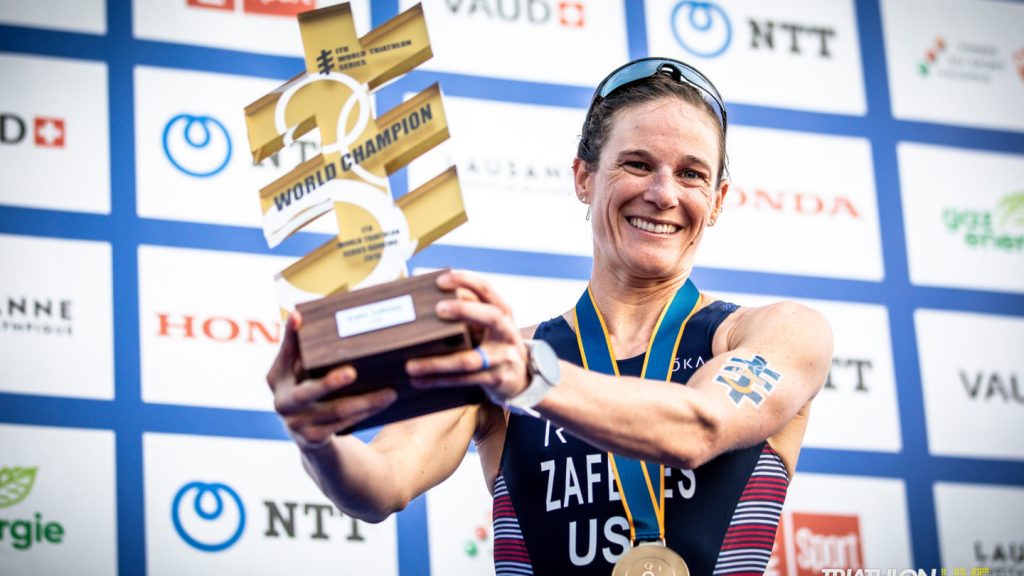 目前奧運積分排名第一的 Katie Zaferes。圖片來源