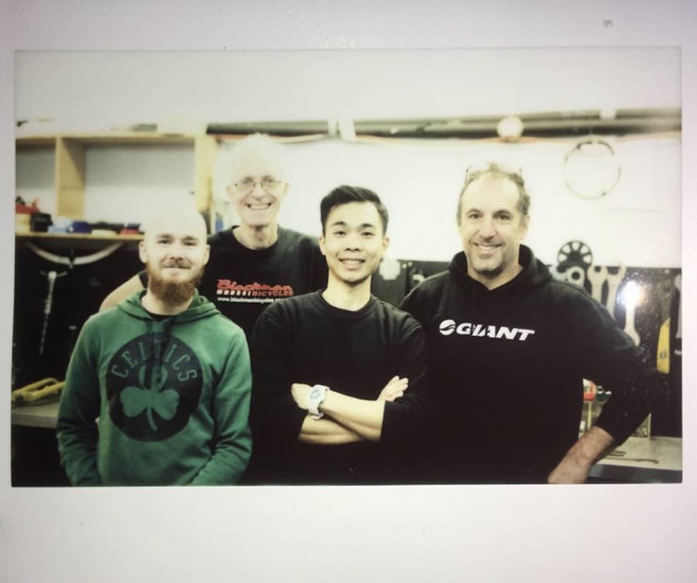 Eddie的單車職人初期與捷安特有很深的緣分(圖片來源:Eddie)
