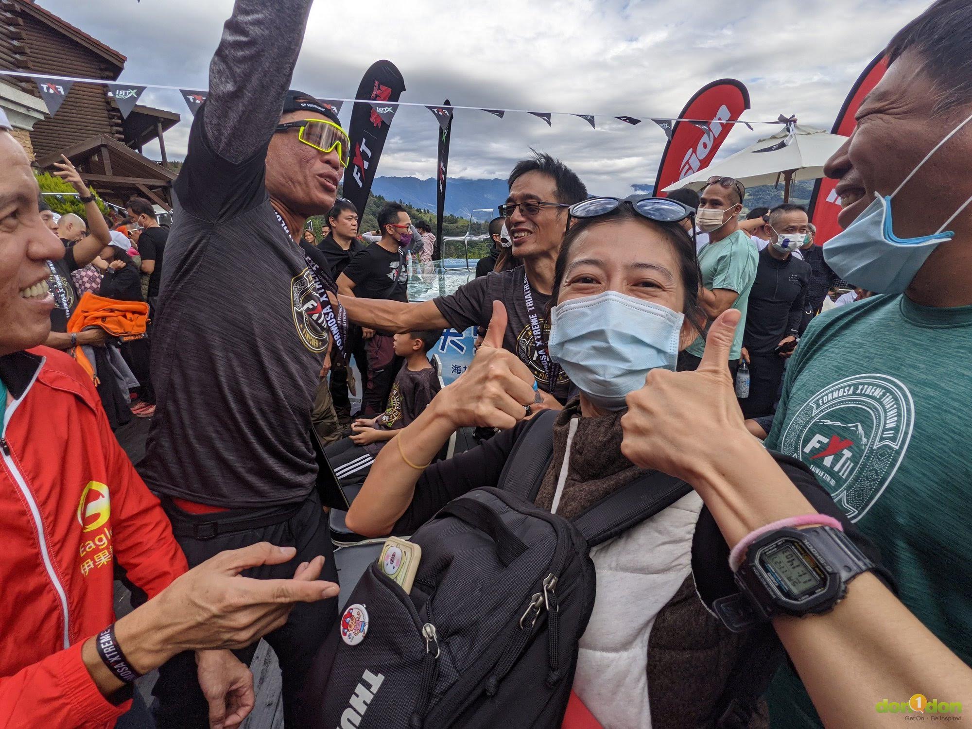 郭思延將前進 Norseman 極限鐵人賽事,加油團為此一起歡呼
