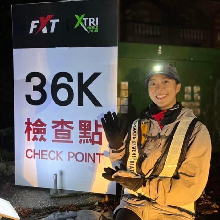 侯以理雖然在最後36公里止步,但她仍突破去年的自己,盡力奔馳!圖片來源:Waypoint