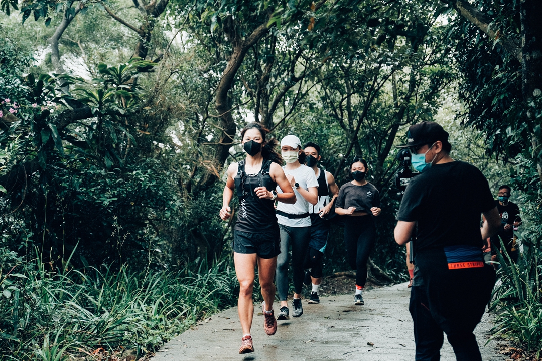 山徑路跑賽段設計在臺北大縱走第五段劍潭支線。圖片來源:LAVA 台灣鐵人三項公司