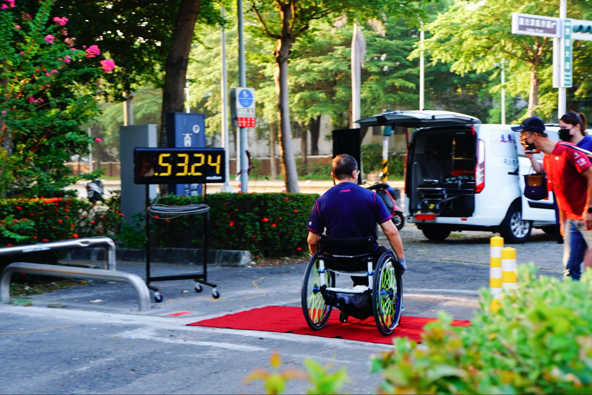 輪椅測試賽目的為蒐集賽道、路面的實際回饋