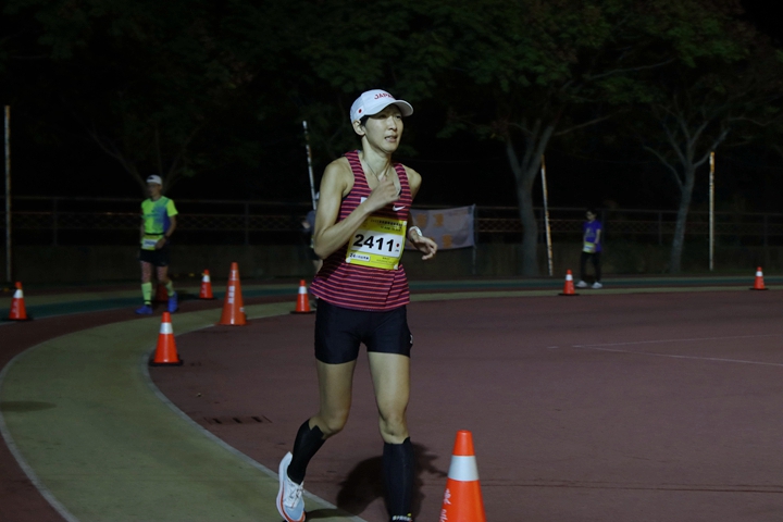 第四名為楠瀬祐子,最終跑出 222.4 公里