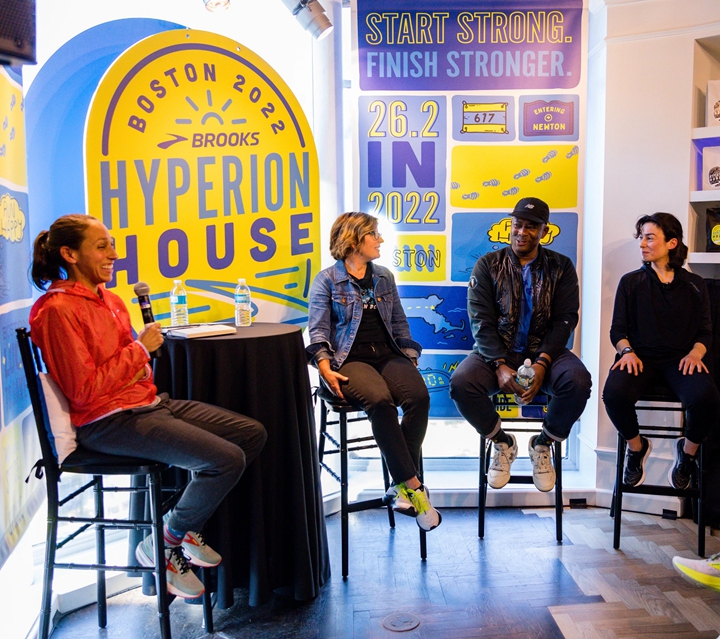 BROOKS 2022年 HYPERION HOUSE 系列活動,Desiree Linden 分享波馬參賽經驗。
