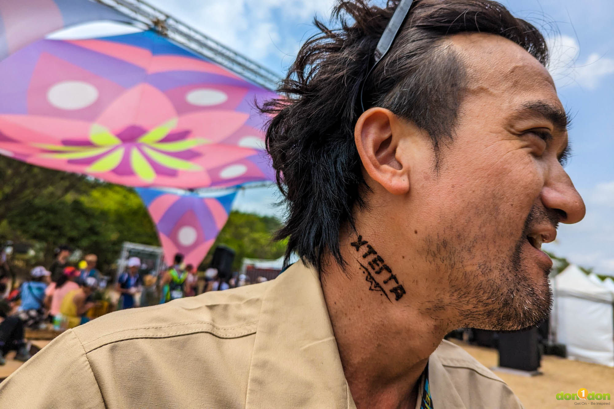 會場畫的印度Henna圖騰會掉,但是XTERRA的記憶會深印在心中