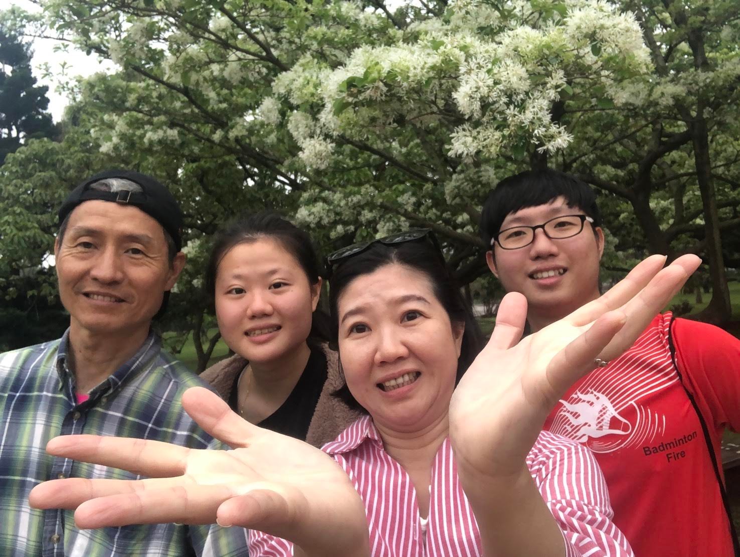 家人,是彥汝的最大後盾