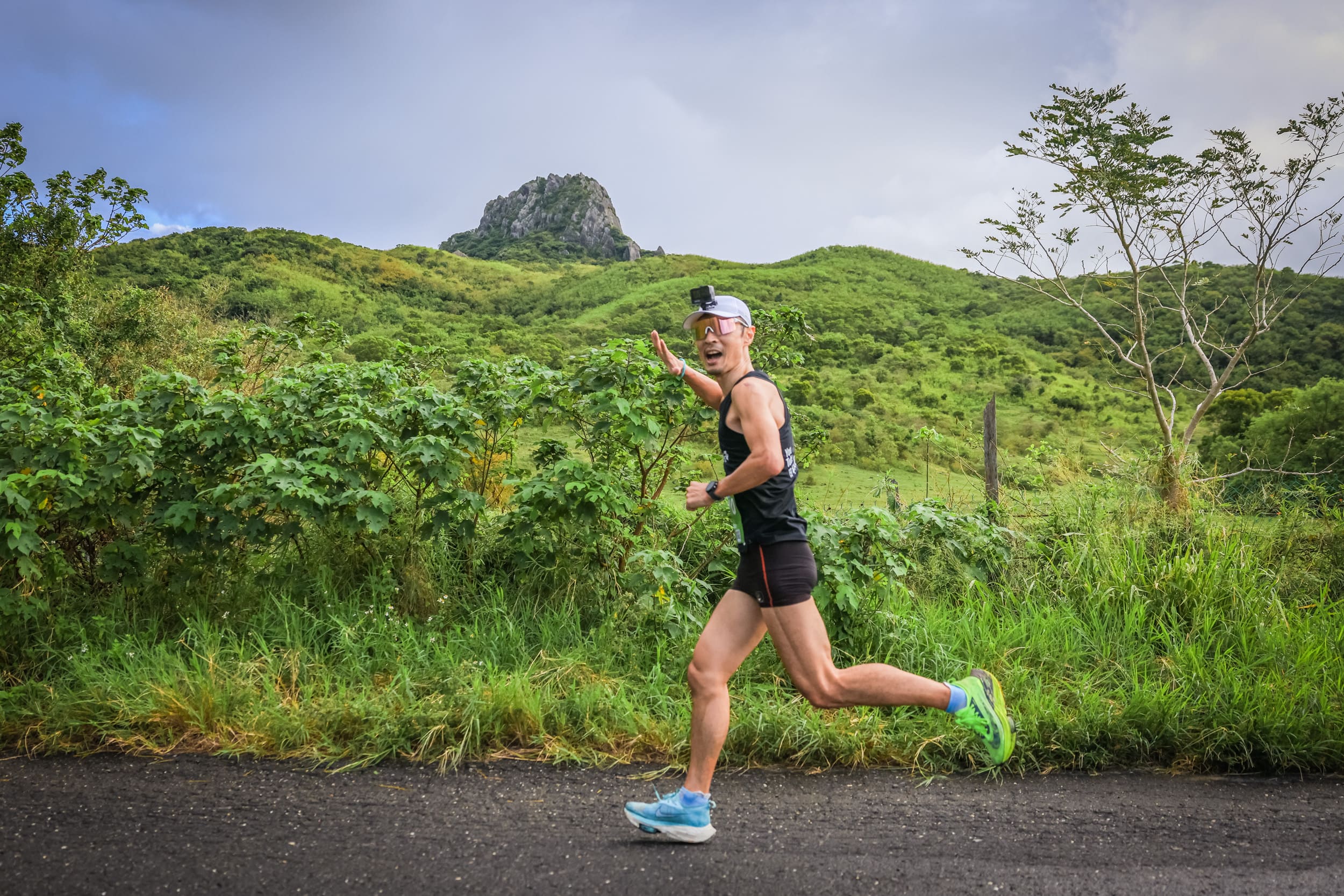 Tomo桑對墾丁馬的熱情感到印象深刻。圖片來源:LAVA Sports 台灣鐵人三項公司