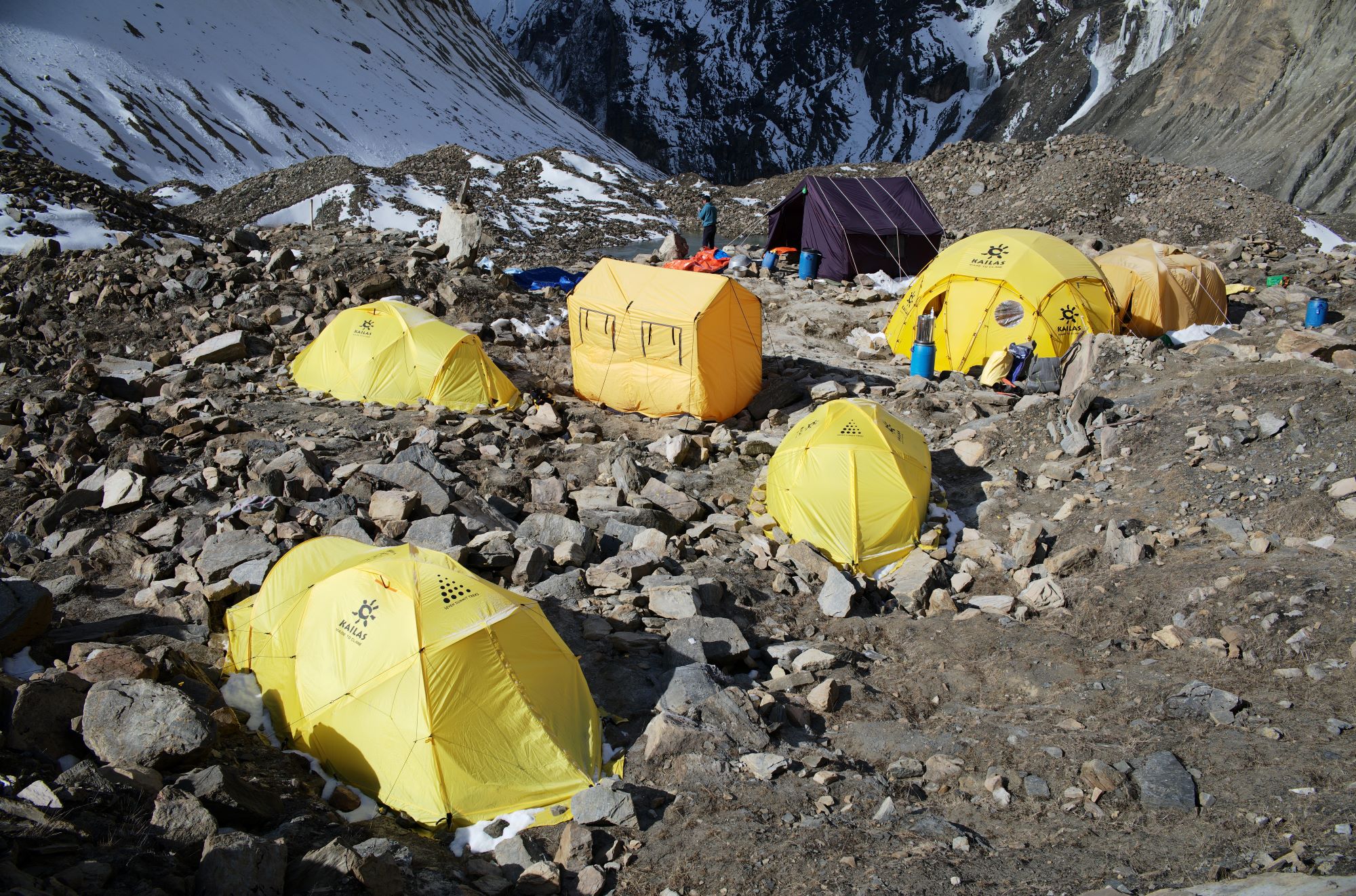 道拉吉里Japanese camp小基地營全貌。(圖片來源:雪羊視界)