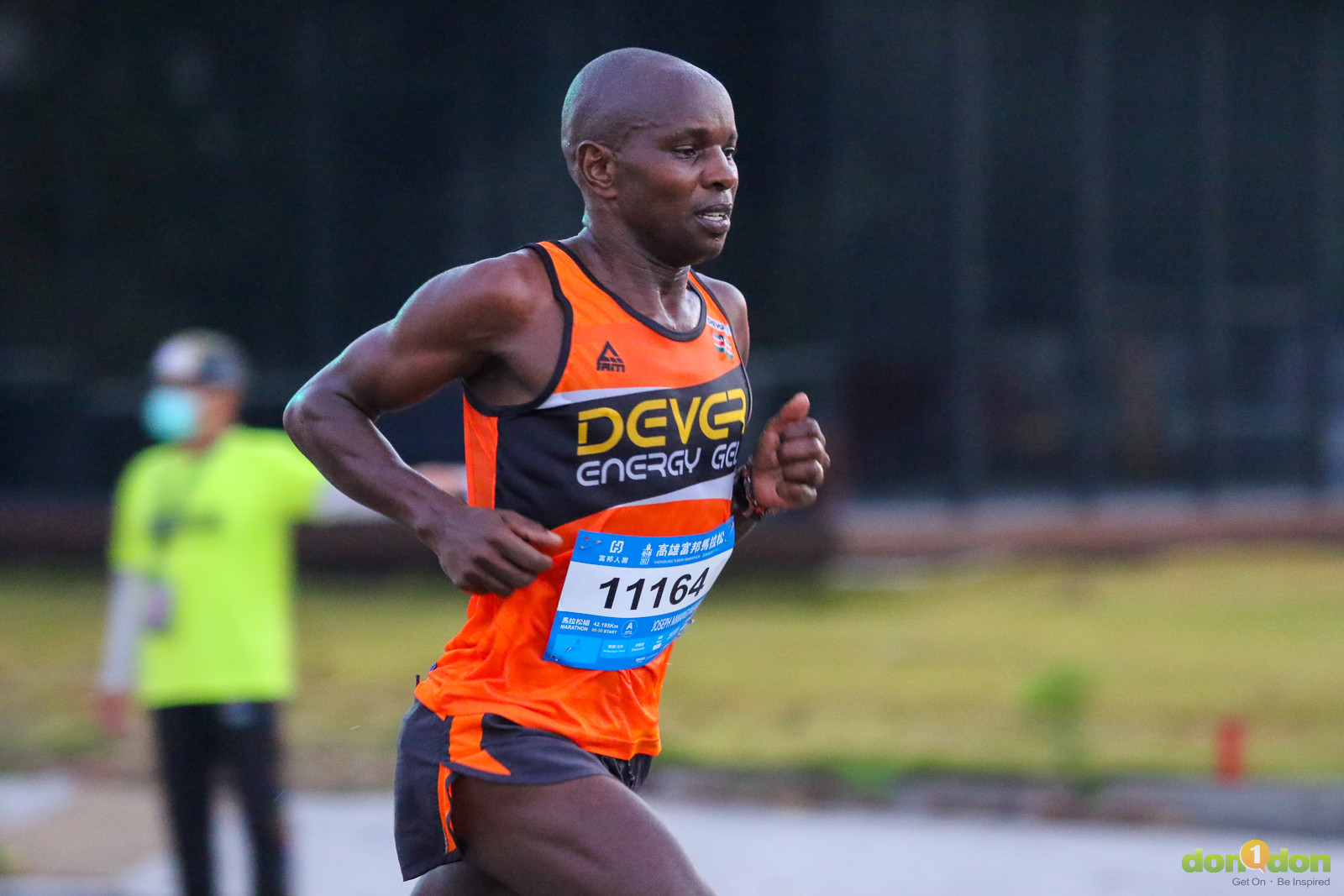 全馬組亞軍由 JOSEPH MWANGI NGARE(011164)拿下,成績 2 小時 18 分 17 秒