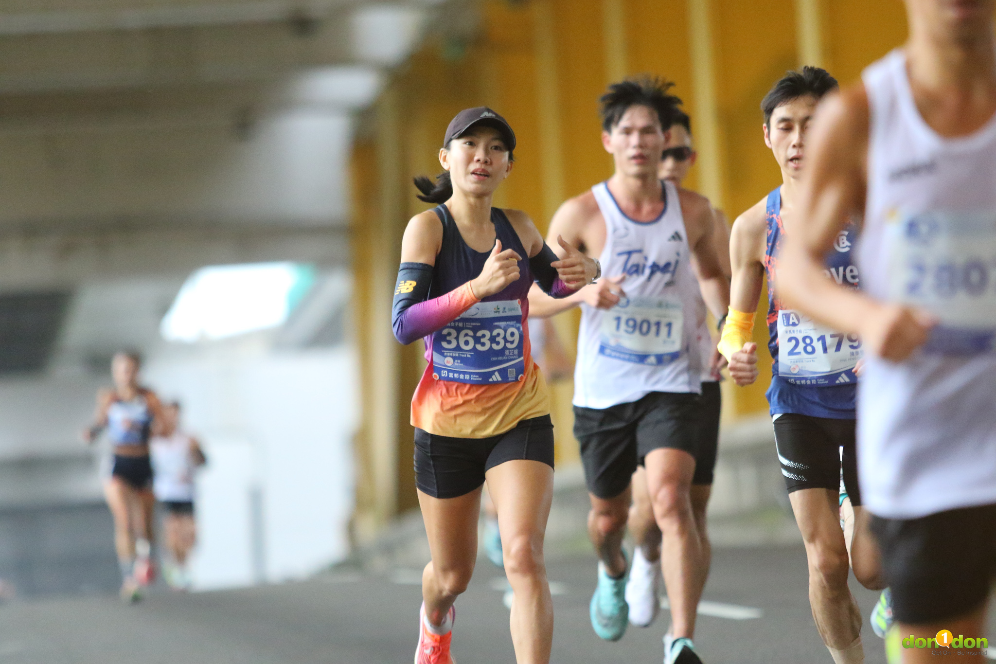 「馬拉松甜心」張芷瑄。攝影:趴趴牛