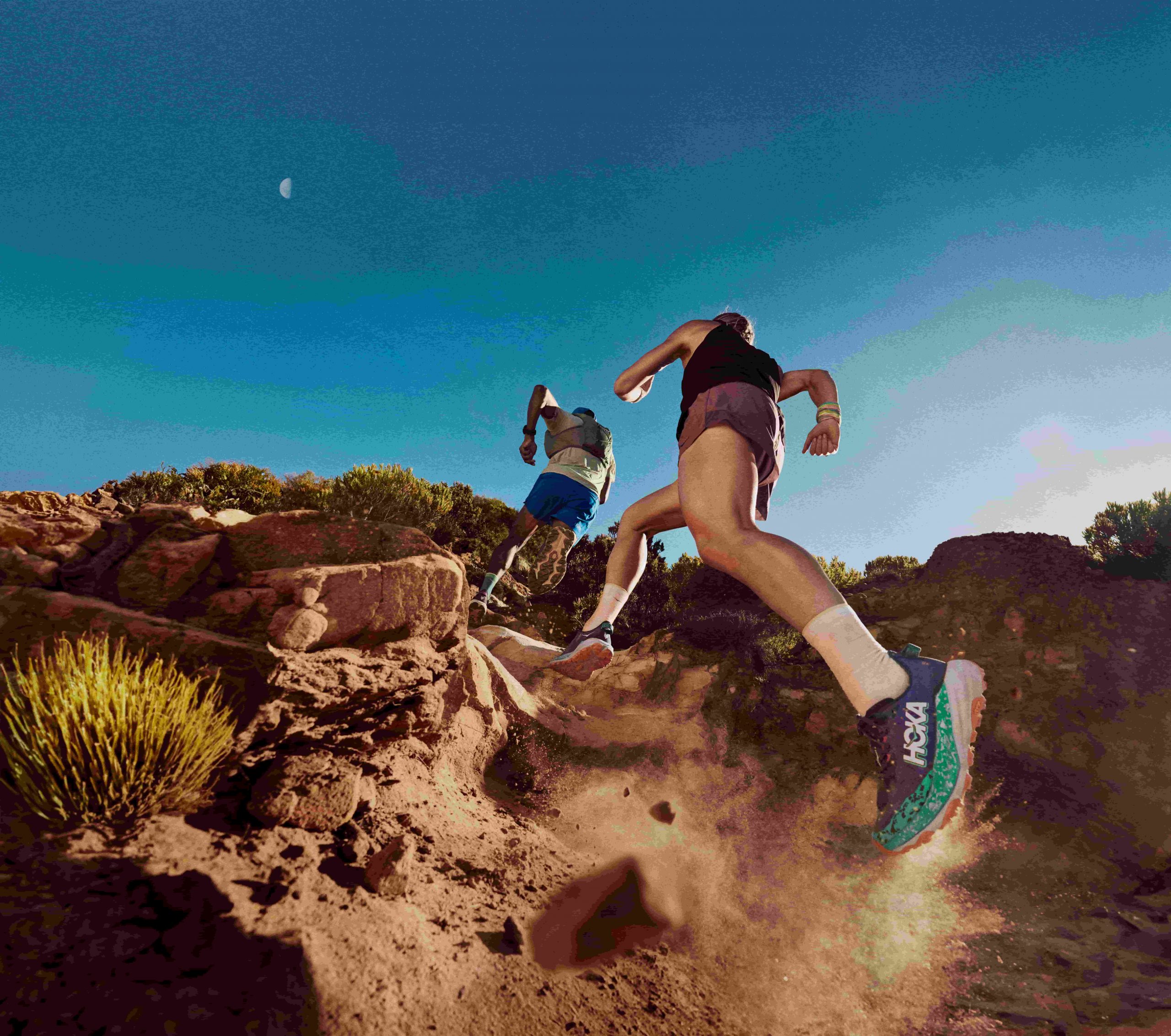 HOKA全新一代SPEEDGOAT 6兼具避震緩衝與強勁抓地力，飛越各式技術地形
