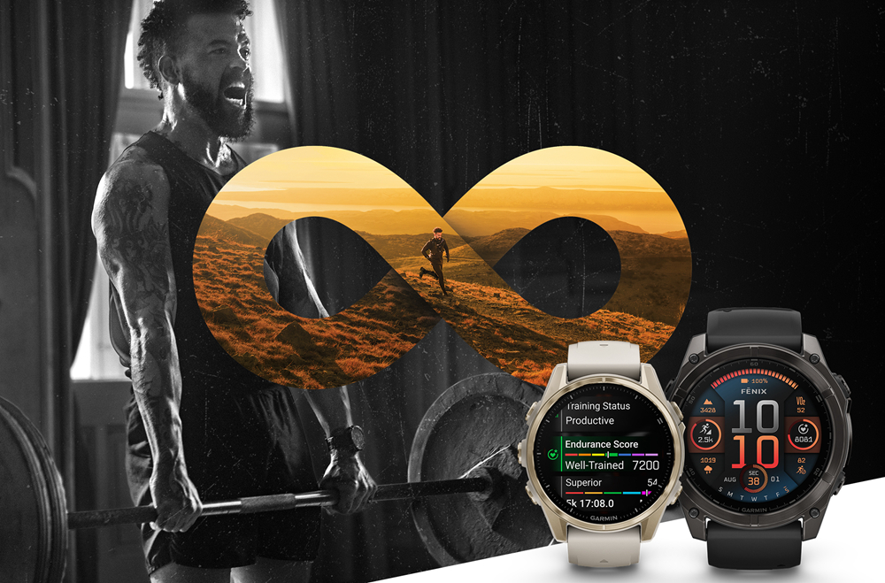 Garmin fēnix 8提供高畫質AMOLED螢幕與SOLAR太陽能充電螢幕雙版，電力達48天