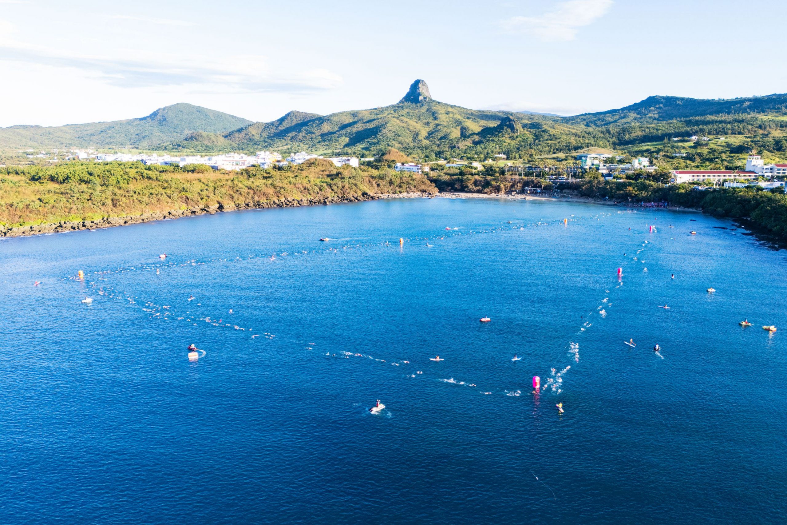2024 MaiCoin IRONMAN 70.3墾丁國際鐵人三項賽游泳賽道從1.9公里縮減成950公尺