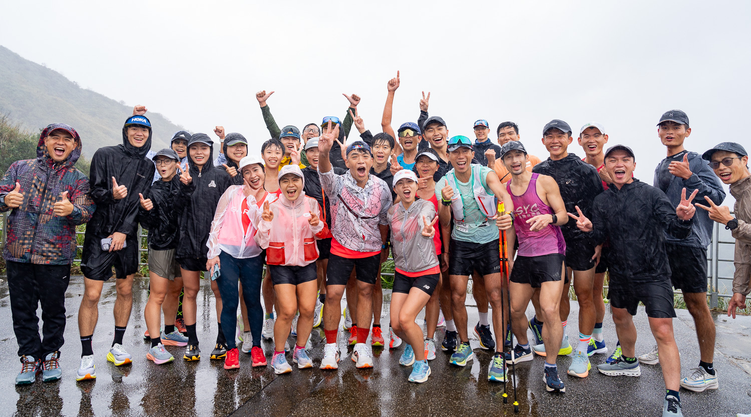 活動開跑後，吸引超過百位熱血跑者加入 GRC（Garmin Run Club）的陪跑行列