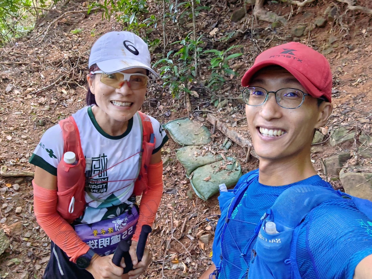 浸水營古道和阿凱合照，阿凱拍攝提供