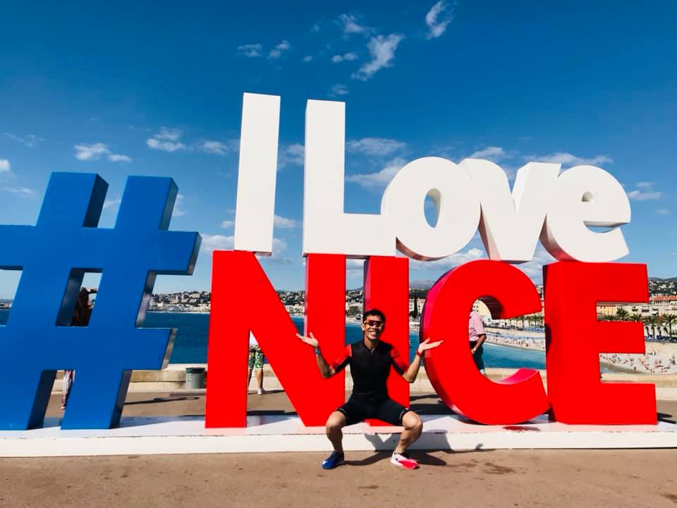 2019 IRONMAN 70.3 世界錦標賽就在尼斯舉辦。照片來源:林文國