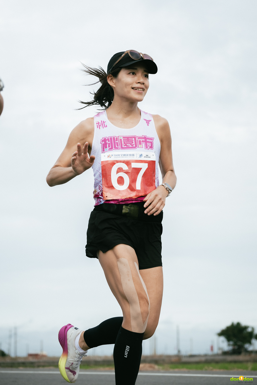 紀薇 首次代表桃園市出賽，成績 3:21:58