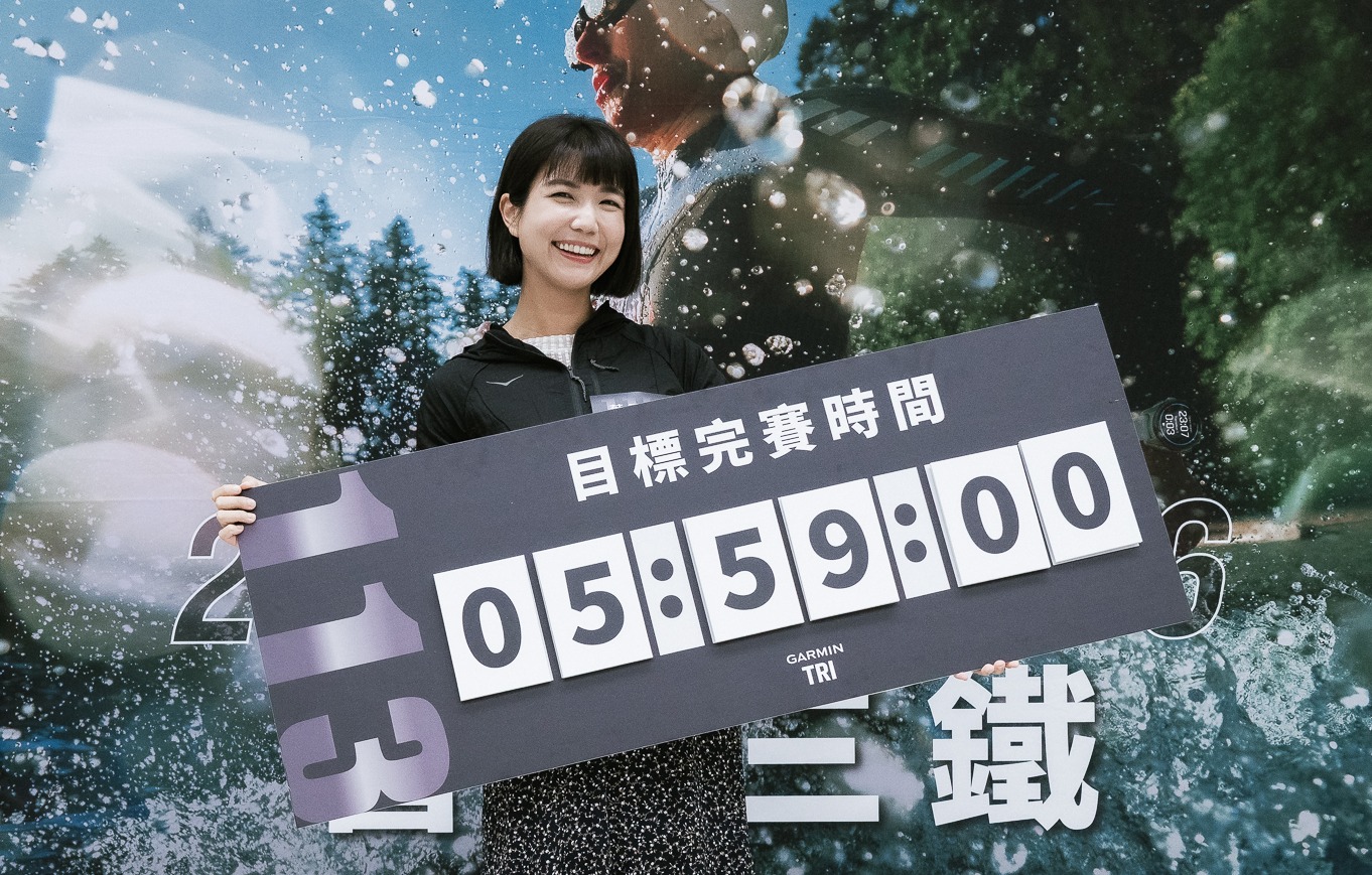 選手們逐一宣誓自我承諾的成績